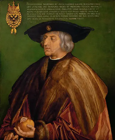 Portrait of Emperor Maximilian I Albrecht Durer